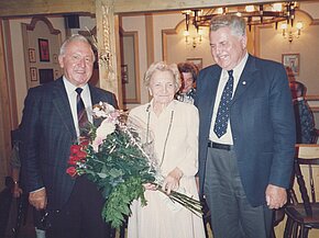 Seniorentreffen der Firma Klein 1987.