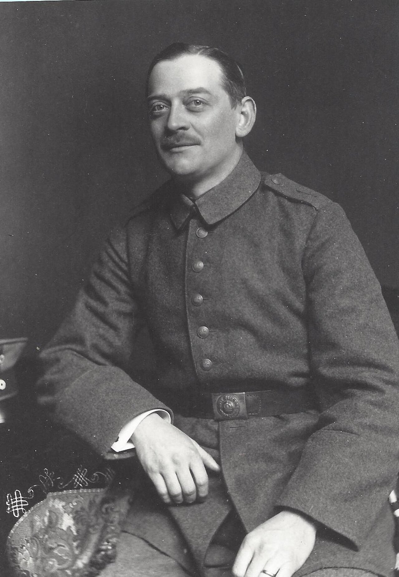 Heinrich Klein in der Uniform des Kaiserreichs (1914)