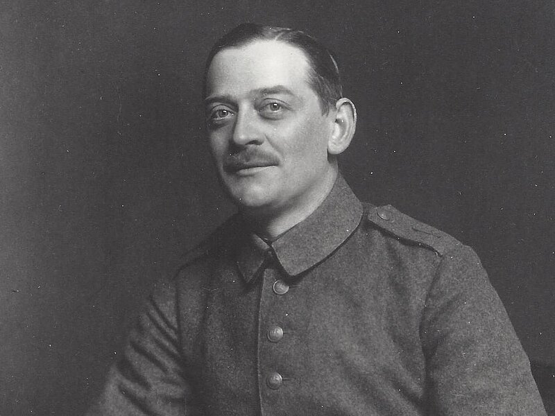 Heinrich Klein in der Uniform des Kaiserreichs (1914)