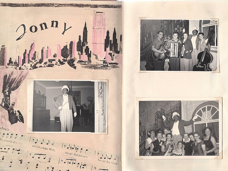 Jeder Hausball wurde in einem Fotoalbum dokumentiert, das Luisa Haldy kreativ und  ideenreich gestaltete. 